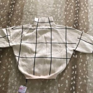 chicwish grid sweater